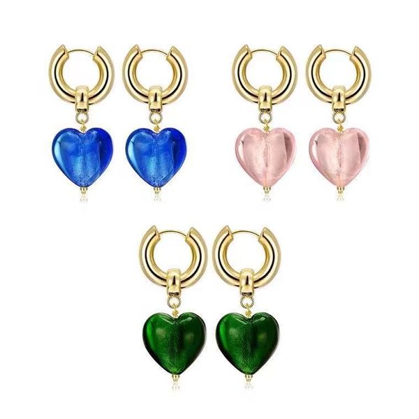 personalized heart-shaped earrings women's red national style long earrings fashion earrings, Golden
personalized heart-shaped earrings women's red national style long earrings fashion earrings, Golden