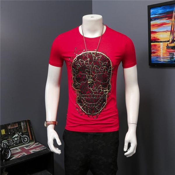 arrival brand clothing men t shirt summer printed o neck skull cotton short sleeve fashion cool, White;black
arrival brand clothing men t shirt summer printed o neck skull cotton short sleeve fashion cool, White;black