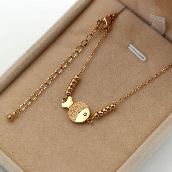 pendant necklaces martick 316l stainless steel gold-color fish beads necklace link chain fashion jewelry for women p100, Silver
pendant necklaces martick 316l stainless steel gold-color fish beads necklace link chain fashion jewelry for women p100, Silver