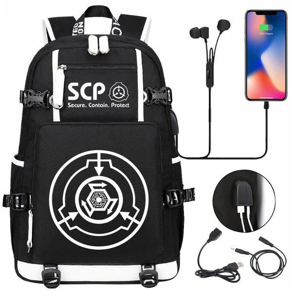 backpack scp foundation casual cartoon student school bags for teenager bookbag kids travel bagpack usb lapshoulder
backpack scp foundation casual cartoon student school bags for teenager bookbag kids travel bagpack usb lapshoulder