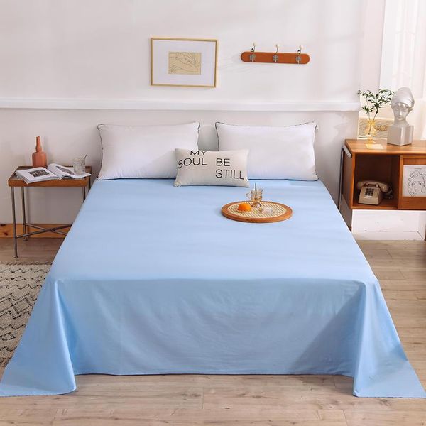 sheets & sets 1 pc flat bed sheet queen size blue color for double king plain bedsheets 2 people(no case)
sheets & sets 1 pc flat bed sheet queen size blue color for double king plain bedsheets 2 people(no case)