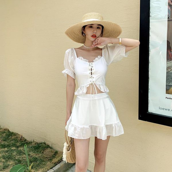 one-piece suits swimsuit women beach suit two-piece bathroom tankini outwear two piece set 2021 female white cover up lacy skirt split
one-piece suits swimsuit women beach suit two-piece bathroom tankini outwear two piece set 2021 female white cover up lacy skirt split