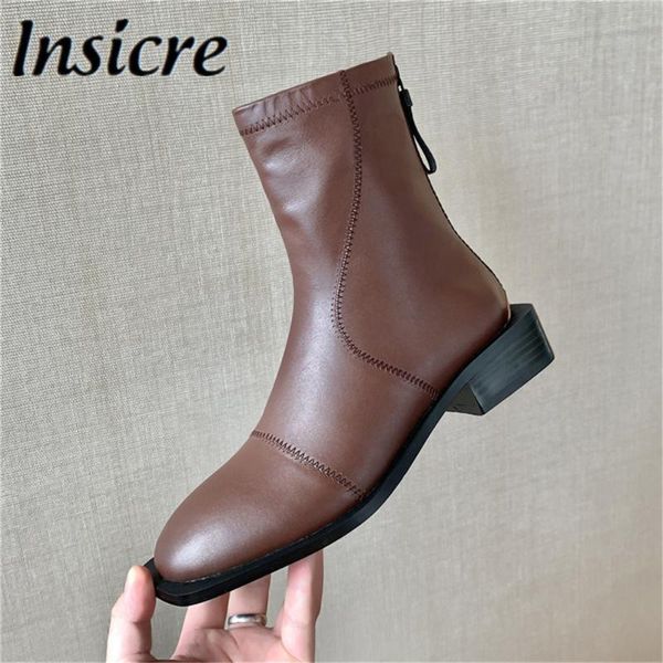 boots insicre female british style 2021 autumn winter short ankle fashion square toe thick heel leather party shoes, Black
boots insicre female british style 2021 autumn winter short ankle fashion square toe thick heel leather party shoes, Black