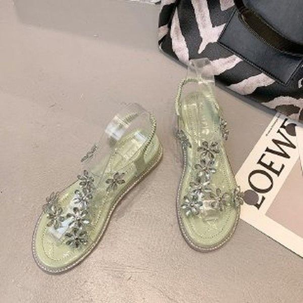 sandals 2021 women summer fashion women's korean version flower diamond thick heel one high, Black
sandals 2021 women summer fashion women's korean version flower diamond thick heel one high, Black