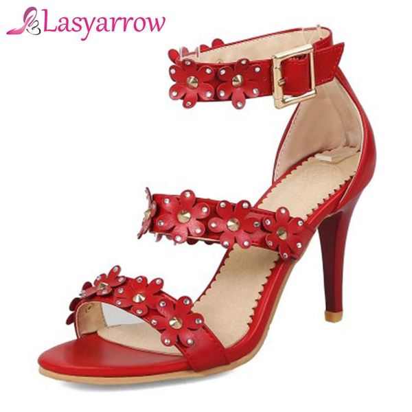 lasyarrow plus size 31-48 fashion women flower rivets studs sandals open toe thin high heels summer dress party shoes rm399, Black
lasyarrow plus size 31-48 fashion women flower rivets studs sandals open toe thin high heels summer dress party shoes rm399, Black