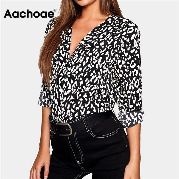women's blouses & shirts aachoae women leopard print vintage ladies casual shirt office long sleeve tunic chemisier femme1 soeo, White
women's blouses & shirts aachoae women leopard print vintage ladies casual shirt office long sleeve tunic chemisier femme1 soeo, White