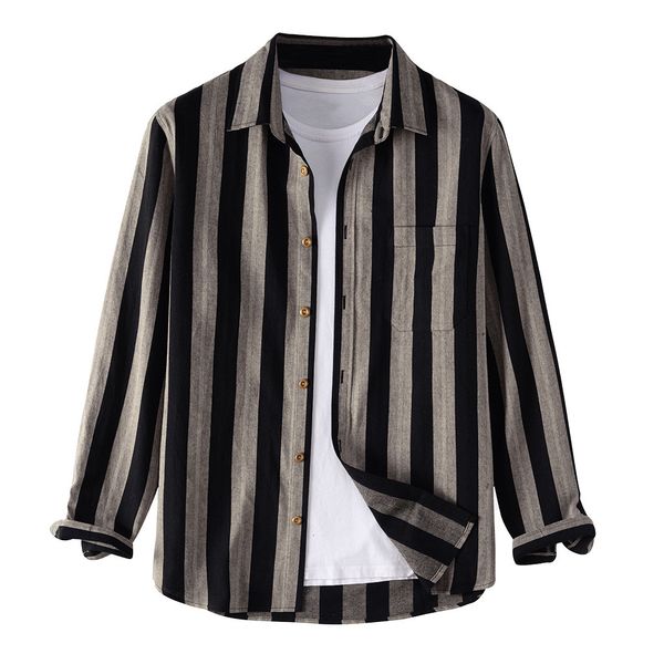 men's casual shirts european style long-sleeved fashion striped lapel t0628 xnmq, White;black
men's casual shirts european style long-sleeved fashion striped lapel t0628 xnmq, White;black
