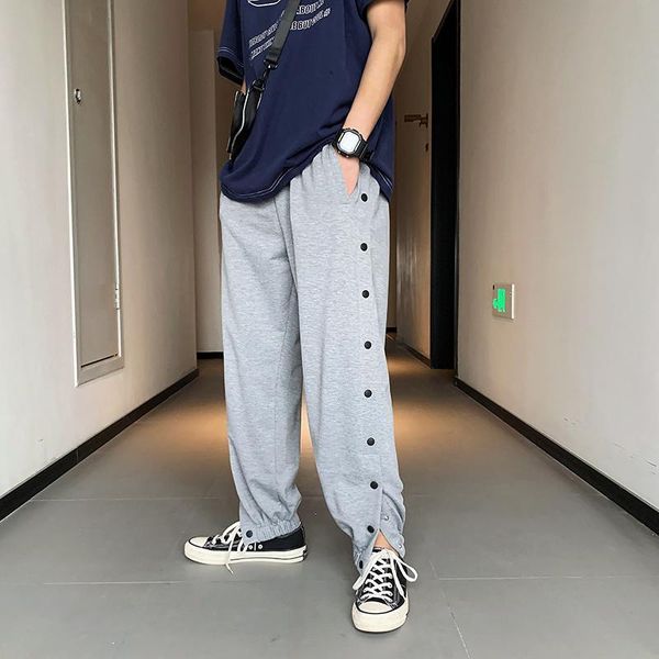 cotton sweatpants men's fashion solid color casual joggers pants men streetwear wild hip-hop loose straight trousers mens m-2xl, Black
cotton sweatpants men's fashion solid color casual joggers pants men streetwear wild hip-hop loose straight trousers mens m-2xl, Black