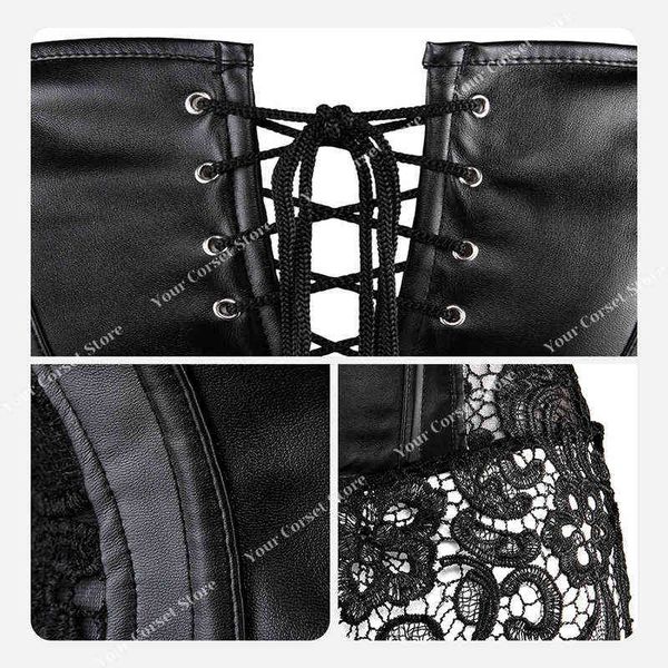 nxy set leather corset lingerie plus size bustier steampunk for women party club night 1130, Red;black
nxy set leather corset lingerie plus size bustier steampunk for women party club night 1130, Red;black
