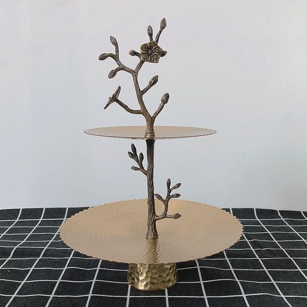 dishes & plates european-style light luxury copper retro hammer pattern double-layer plum cake dessert, tea plate, tray, furnishing party
dishes & plates european-style light luxury copper retro hammer pattern double-layer plum cake dessert, tea plate, tray, furnishing party