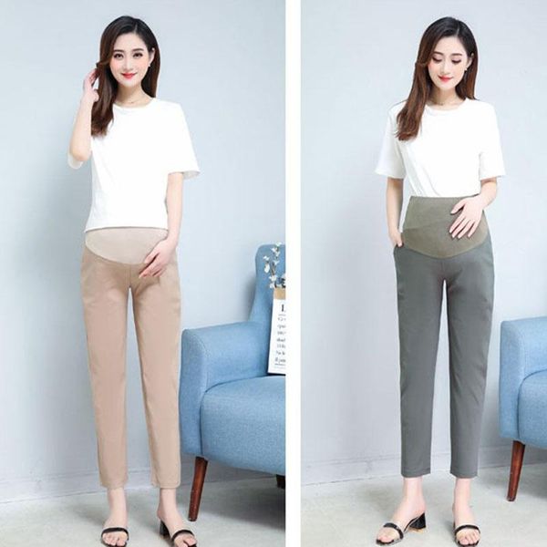maternity bottoms pregnant women's pants summer cotton wide leg loose casual bottomwear plus fat size spring and autumn 2021, White
maternity bottoms pregnant women's pants summer cotton wide leg loose casual bottomwear plus fat size spring and autumn 2021, White