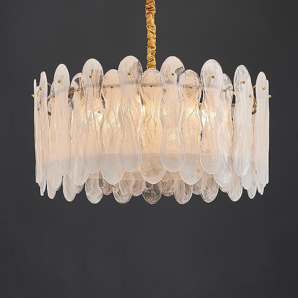 light luxury glass chandelier modern minimalist living room bedroom study creative pendant lamps
light luxury glass chandelier modern minimalist living room bedroom study creative pendant lamps
