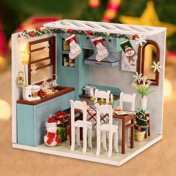 christmas goods diy miniature dollhouse kit wooden house kitchen room box new year gift toys for children doll furniture
christmas goods diy miniature dollhouse kit wooden house kitchen room box new year gift toys for children doll furniture