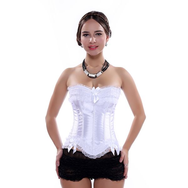 Woman Bustiers Sexy Gothic Steampunk Corset Women Burlesque Lace Up Boned Waist Cincher Overbust Bustier Lingerie Body Shaper Corset Pink Wh, Black;white
Woman Bustiers Sexy Gothic Steampunk Corset Women Burlesque Lace Up Boned Waist Cincher Overbust Bustier Lingerie Body Shaper Corset Pink Wh, Black;white