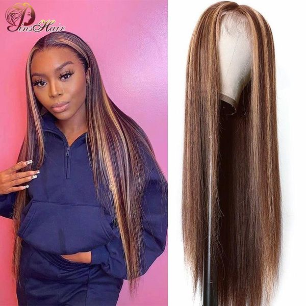 p4/30 highlight colored human hair wig pre plucked peruvian 13x1 lace frontal remy wigs for black women pinshair, Black;brown
p4/30 highlight colored human hair wig pre plucked peruvian 13x1 lace frontal remy wigs for black women pinshair, Black;brown