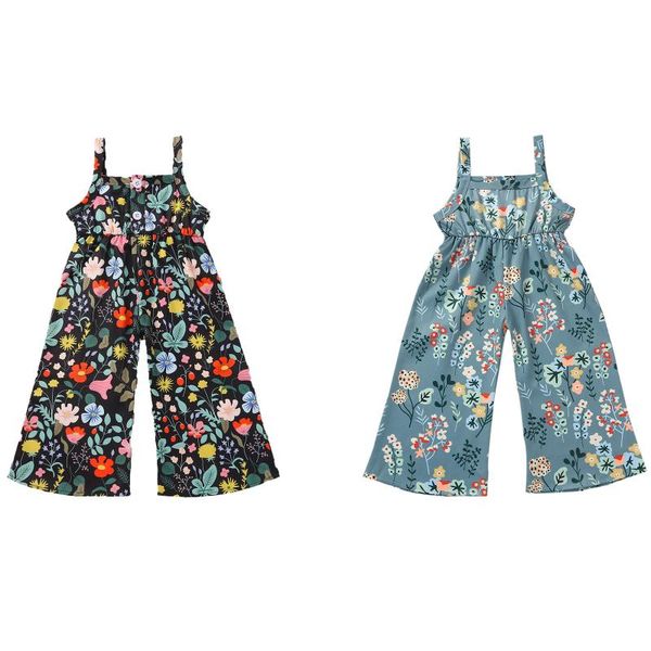 children's baby girls floral jumpsuit fashion sweet sleeveless low cut elastic waist long loose pants bodysuit for summer jumpsuits, Blue
children's baby girls floral jumpsuit fashion sweet sleeveless low cut elastic waist long loose pants bodysuit for summer jumpsuits, Blue