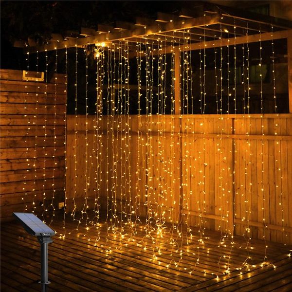strings solar powered 3x1/3x2/3x3/6x3m led icicle curtain string light silver wire christmas for wedding home party decoration
strings solar powered 3x1/3x2/3x3/6x3m led icicle curtain string light silver wire christmas for wedding home party decoration
