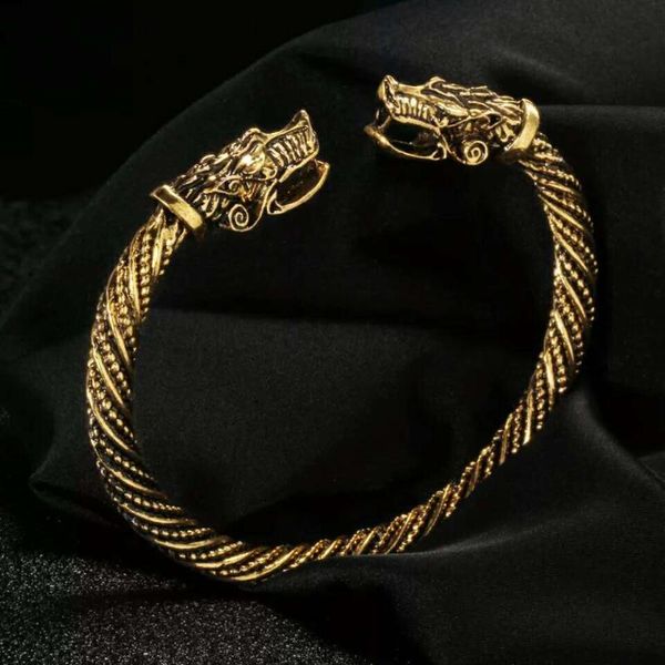 viking gold silver plated retro black dragon head bracelet men vintage adjustable bangles women punk jewelry dropshippin bangle
viking gold silver plated retro black dragon head bracelet men vintage adjustable bangles women punk jewelry dropshippin bangle
