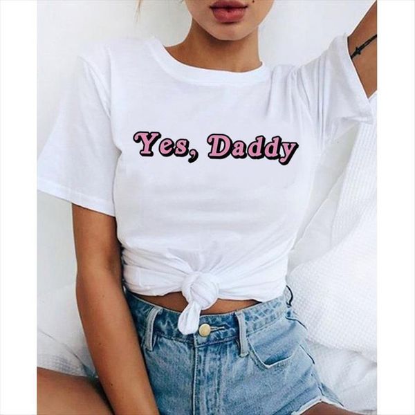funny daddy letter printed cartoon women t shirts harajuku korean style woman femme clothing, White
funny daddy letter printed cartoon women t shirts harajuku korean style woman femme clothing, White