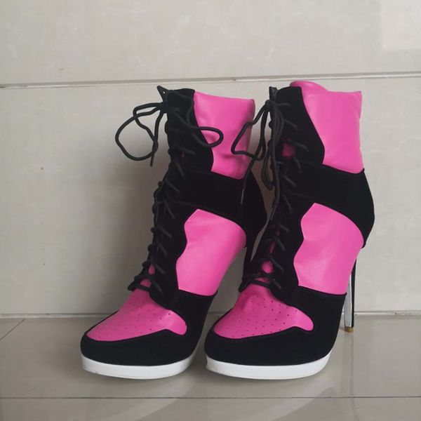 handmade ladies stiletto high heels boots real ps sport-style crisscross lace-up ankle boots evening party prom fashion shoes d405, Black
handmade ladies stiletto high heels boots real ps sport-style crisscross lace-up ankle boots evening party prom fashion shoes d405, Black