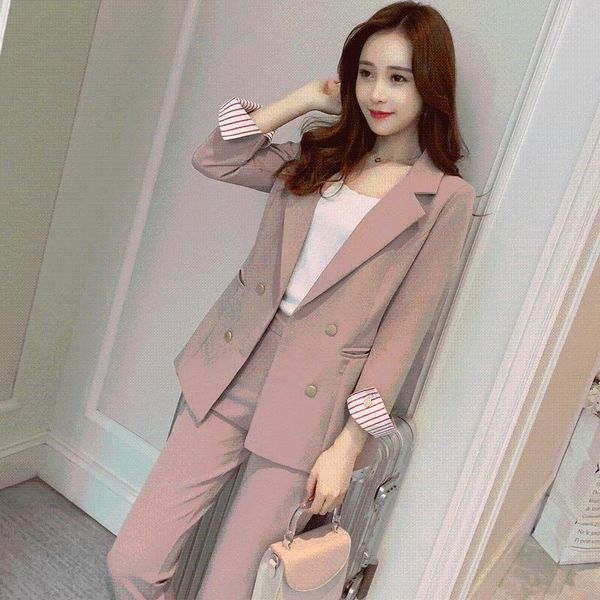 spring suit two-piece office career work wear blazer set woman suits lady pant for women jacket women's two piece pants, White
spring suit two-piece office career work wear blazer set woman suits lady pant for women jacket women's two piece pants, White