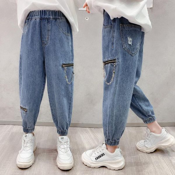 jeans cool teen girls pants with chain arrivals spring autumn kids fashion high waist trousers 4 5 7 8 9 10 11 12 13years, Blue
jeans cool teen girls pants with chain arrivals spring autumn kids fashion high waist trousers 4 5 7 8 9 10 11 12 13years, Blue