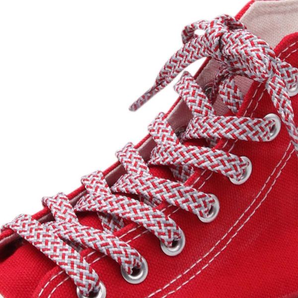 weiou three colours flat polyester athlete shoestrings multi colored striped bootlace for casual sneaker shoes in 120cm, White;pink
weiou three colours flat polyester athlete shoestrings multi colored striped bootlace for casual sneaker shoes in 120cm, White;pink