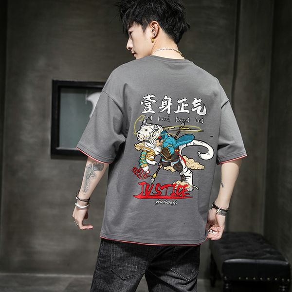 luxury t-shirts short t-shirt national 2021 summer loose men's fashion brand cotton t-shirt half sleeve chine style cloth, Black
luxury t-shirts short t-shirt national 2021 summer loose men's fashion brand cotton t-shirt half sleeve chine style cloth, Black