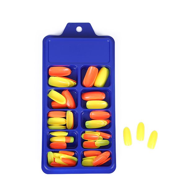 press on nail art salon small blue box 100 oval nails long style full paste wear solid color painting nail enhancement, Red;gold
press on nail art salon small blue box 100 oval nails long style full paste wear solid color painting nail enhancement, Red;gold