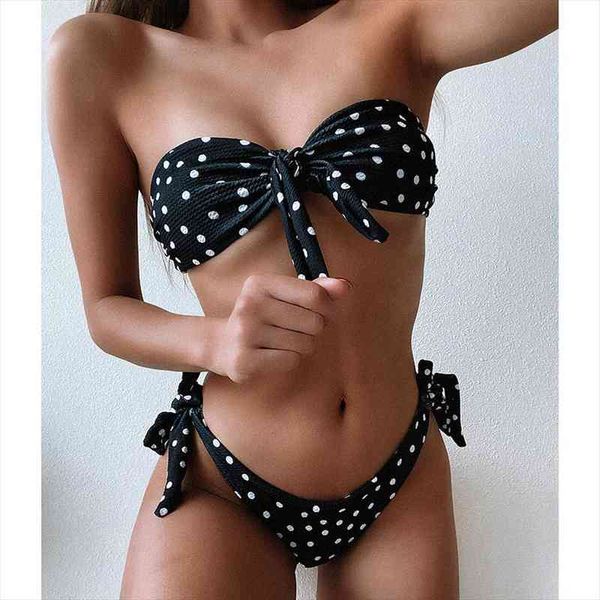 knot bandeau bathing women swimwear suit woman dot set swim wear maillot de bain femme, White;black
knot bandeau bathing women swimwear suit woman dot set swim wear maillot de bain femme, White;black