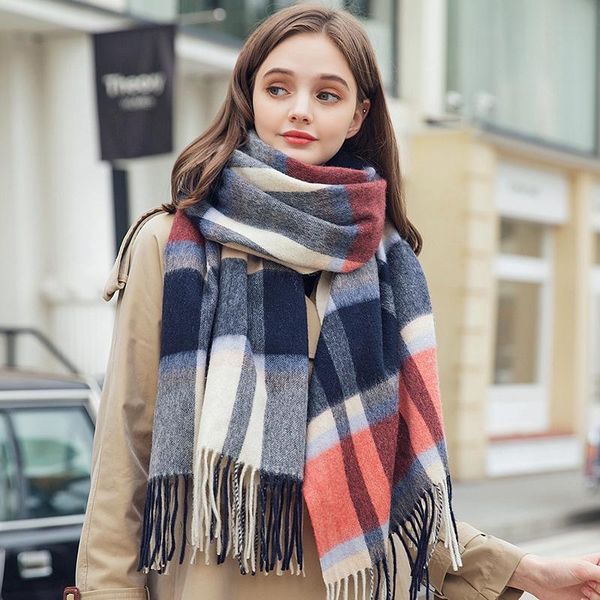 100% wool scarf for women thicken warm cashmere shawls and wraps blue plaid echarpe winter scarves foulard femme, Blue;gray
100% wool scarf for women thicken warm cashmere shawls and wraps blue plaid echarpe winter scarves foulard femme, Blue;gray