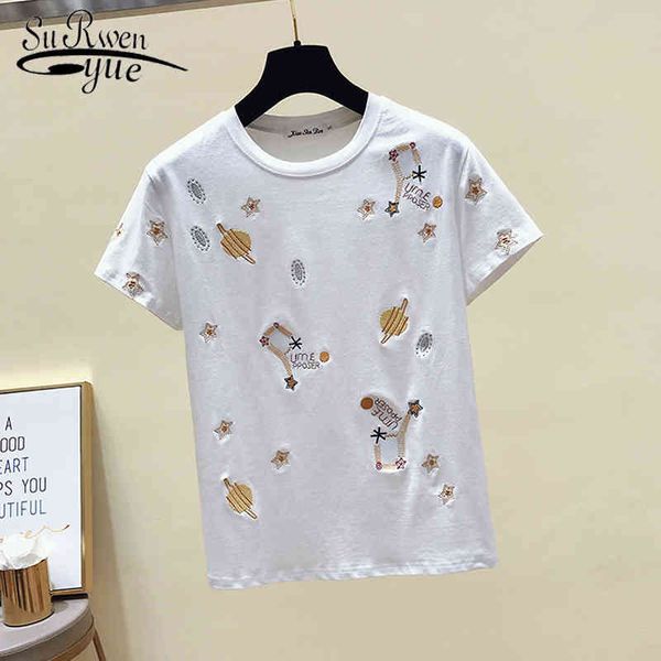 summer short sleeve women clothes korea white t shirt casual black ee shirt embroidery vintage female ops 4863 50 210427
summer short sleeve women clothes korea white t shirt casual black ee shirt embroidery vintage female ops 4863 50 210427