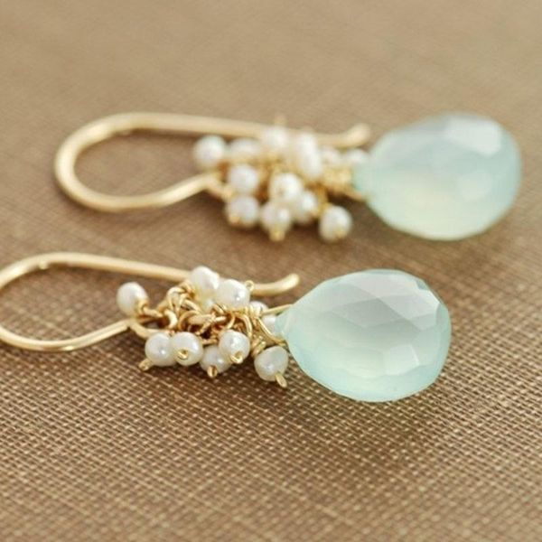 dangle & chandelier seafoam chalcedony seed pearl earrings handmade gold with clusters, Silver
dangle & chandelier seafoam chalcedony seed pearl earrings handmade gold with clusters, Silver