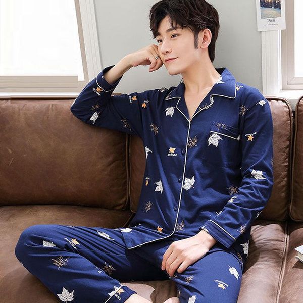men's sleepwear pajamas loungewear set spring and autumn home clothes pants sets, Black;brown
men's sleepwear pajamas loungewear set spring and autumn home clothes pants sets, Black;brown
