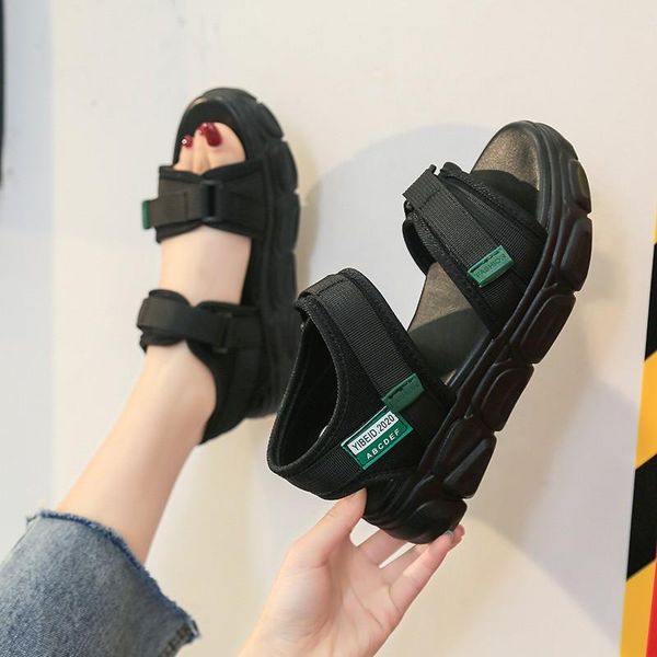 designer luxury platform casual sports sandals woman crystal gladiator thick soled ladies gothic shoes femme, Black
designer luxury platform casual sports sandals woman crystal gladiator thick soled ladies gothic shoes femme, Black