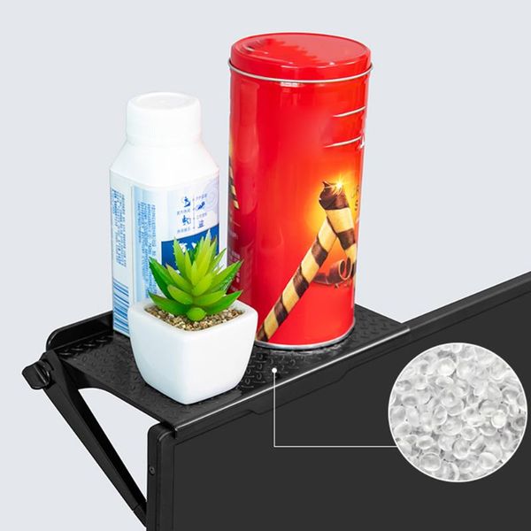 hooks & rails adjustable tv screen storage shelf plastic computer monitor deskstand creative rack