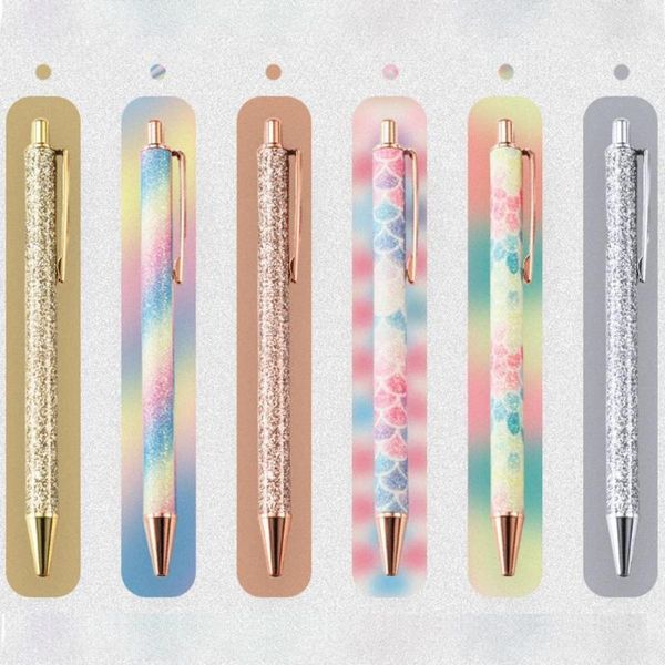 ballpoint pens 1pcs ball glitter metal ballpen student for school stationery office supplies 1.0mm writ r6q4, Blue;orange
ballpoint pens 1pcs ball glitter metal ballpen student for school stationery office supplies 1.0mm writ r6q4, Blue;orange