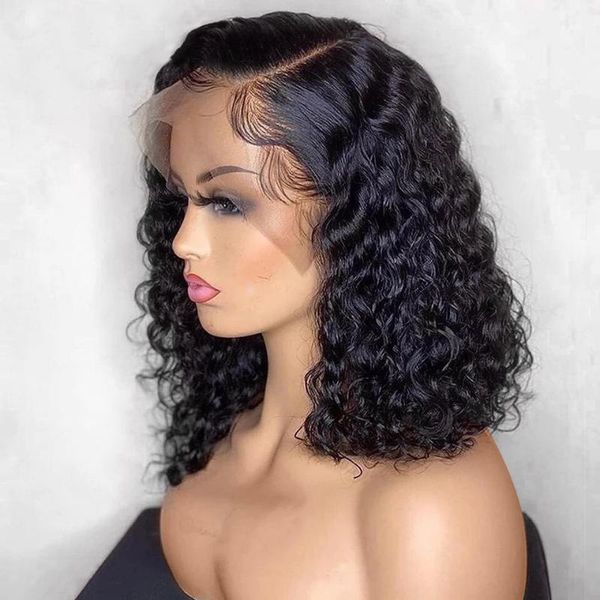lace wigs 180% deep wave short bob front human hair brazilian closure frontal wig pre plucked remy glueless for woman, Black;brown
lace wigs 180% deep wave short bob front human hair brazilian closure frontal wig pre plucked remy glueless for woman, Black;brown