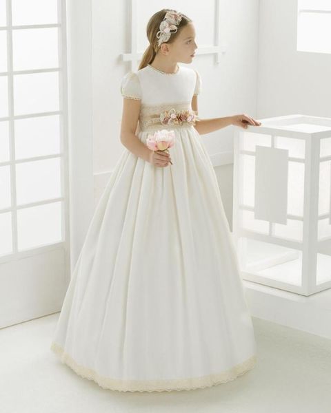 girl's dresses 2021 est pageant first communion for girls white satin lace empire flower girl weddings, Red;yellow
girl's dresses 2021 est pageant first communion for girls white satin lace empire flower girl weddings, Red;yellow