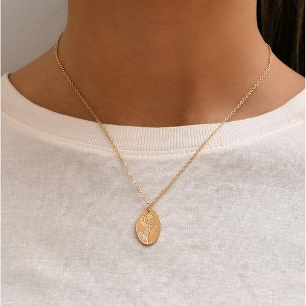 chokers alyxuy fashion gold plated rose flower bird oval pendant necklace jewelry for women accessories, Golden;silver
chokers alyxuy fashion gold plated rose flower bird oval pendant necklace jewelry for women accessories, Golden;silver