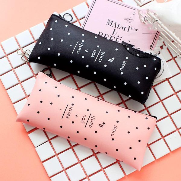 pieces lytwtw's simple style solid dot pen pencil bag canvas school stationary receive makeup pouch cosmetics case bags
pieces lytwtw's simple style solid dot pen pencil bag canvas school stationary receive makeup pouch cosmetics case bags