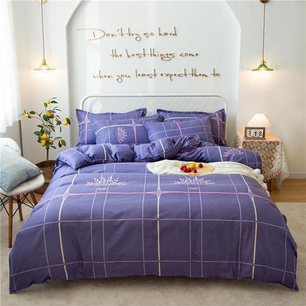 bedding sets 4pcs set duvet cover luxury print geometry stripe grid double king pillowcase simple quilt bedclothes
bedding sets 4pcs set duvet cover luxury print geometry stripe grid double king pillowcase simple quilt bedclothes