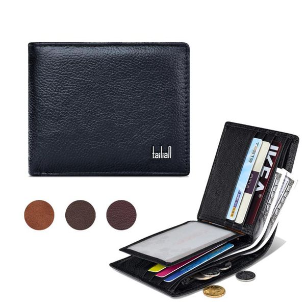 wallets fashion business leather men's mini wallet classic multi-card slot short id card bag casual first layer cowhide purse, Red;black
wallets fashion business leather men's mini wallet classic multi-card slot short id card bag casual first layer cowhide purse, Red;black