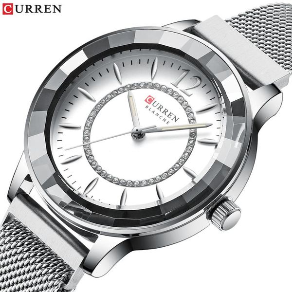 wristwatches curren charming ladies quartz watches for women stylish rhinestone clocks with silver mesh band relogio feminino 2021, Slivery;brown
wristwatches curren charming ladies quartz watches for women stylish rhinestone clocks with silver mesh band relogio feminino 2021, Slivery;brown