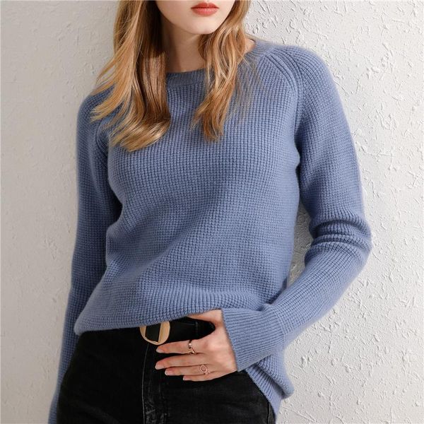 women's sweaters lhzsyy cashmere sweater women 2021 autumn winter knitted thick 100%wool pullover loose round neck short wild bottoming, White;black
women's sweaters lhzsyy cashmere sweater women 2021 autumn winter knitted thick 100%wool pullover loose round neck short wild bottoming, White;black
