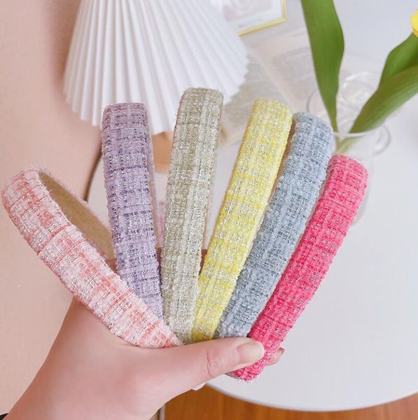 spring autumn candy color small fragrance style headband sweet wild hairband net red hairhoop, Silver
spring autumn candy color small fragrance style headband sweet wild hairband net red hairhoop, Silver