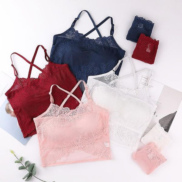 bras sets women lace underwear set female wrapped chest and panties fashion mesh tube, Red;black
bras sets women lace underwear set female wrapped chest and panties fashion mesh tube, Red;black