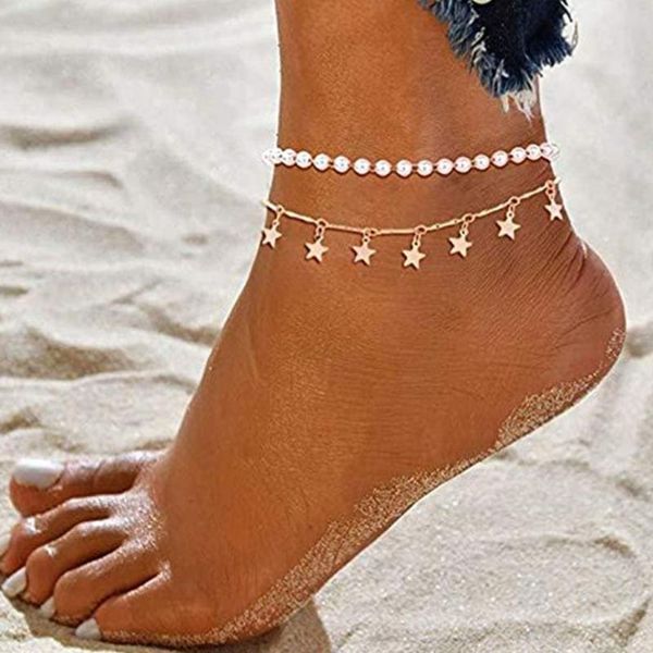 anklets summer couple beach anklet set imitated pearl geometric star pendant bent toe ornaments for women, Red;blue
anklets summer couple beach anklet set imitated pearl geometric star pendant bent toe ornaments for women, Red;blue