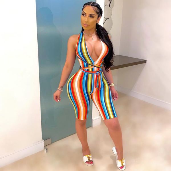 zoctuo rainbow stripe rompers and jumpsuits for women bandage jumpsuit deep v halter playsuit backless short romper women's &, Black;white
zoctuo rainbow stripe rompers and jumpsuits for women bandage jumpsuit deep v halter playsuit backless short romper women's &, Black;white