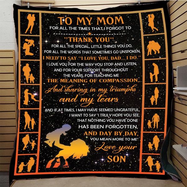 comforters & sets softbatfy to my mom quilt print all season for bed soft warm blanket cotton drop
comforters & sets softbatfy to my mom quilt print all season for bed soft warm blanket cotton drop